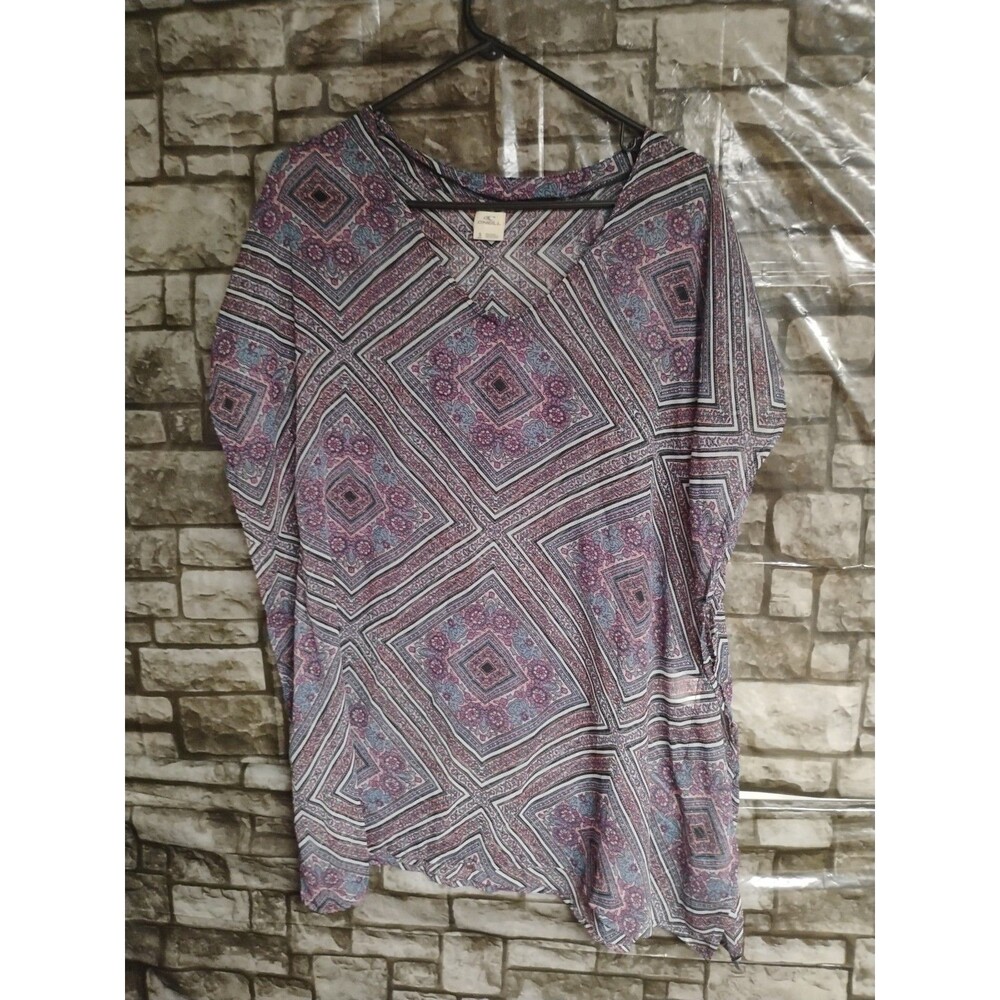 O'Neill Small Women's Swim Cover Up Bali Print Lightweight Sheer